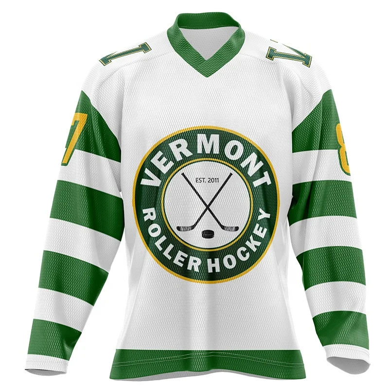 OEM design pattern funny hockey uniform personalized custom team logo embroidery hockey uniform