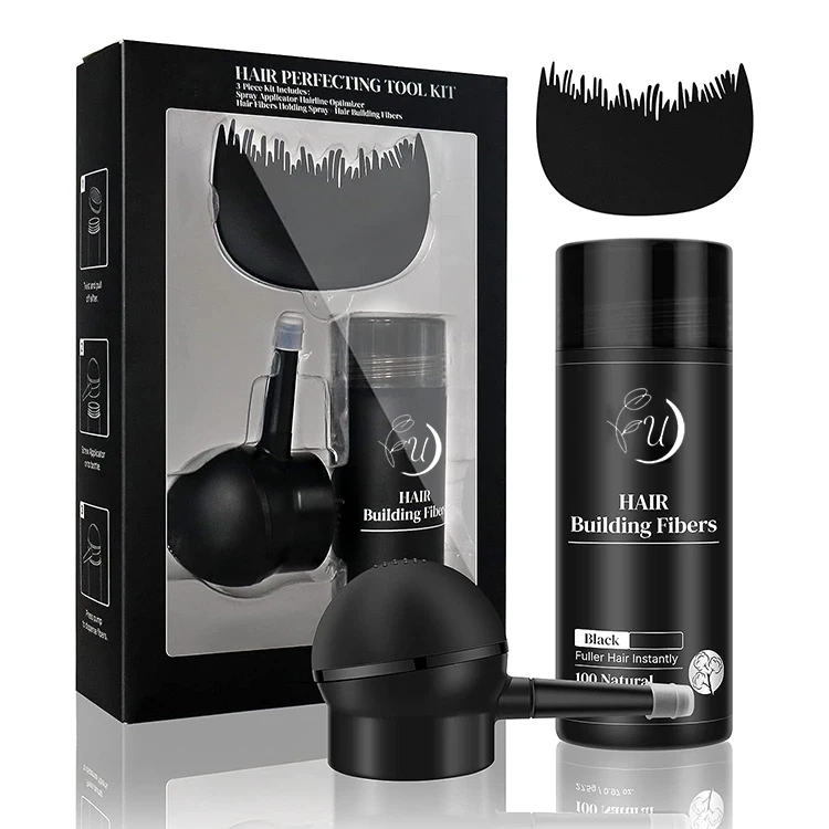 Building hair fibers