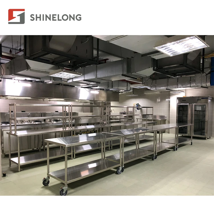 Restaurant & Hotel Supplies Kitchen Machinery Equipment Stainless Steel Kitchen Equipment