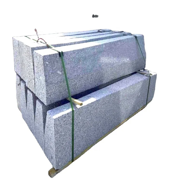 Vendor Supply Traditional Style Kerbstone Curbstone Paving Stone Grey Natural Granite Outdoor Kerbstone Types