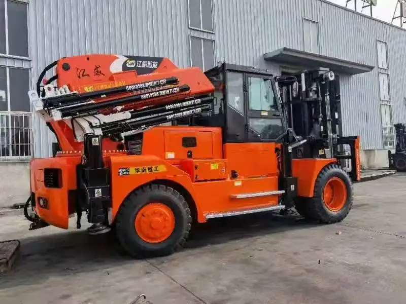 SOCMA crane forklift  16 tons forklift  with mobile crane