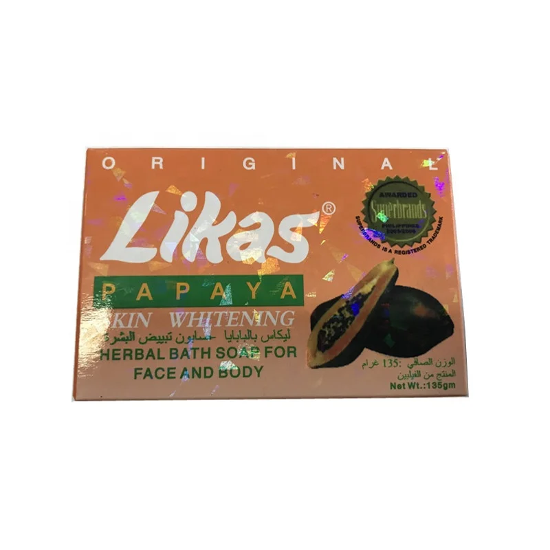 Likas Handmade Natural Herbal skin Whitening Papaya soap
