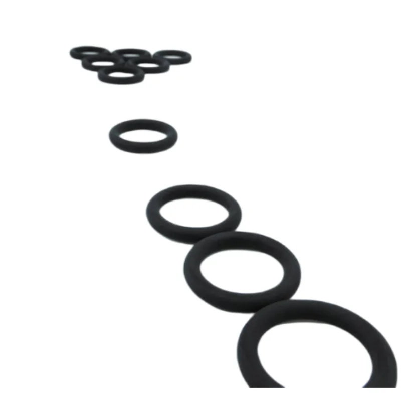 Black elastic recovery set properties Pneumatic Cushionin Piston Vacuum Pump FFKM O-ring Sealing