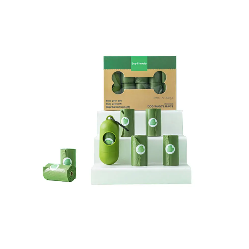 Lavender friendly dog poop bag set biodegradable earth rated pet poop bag