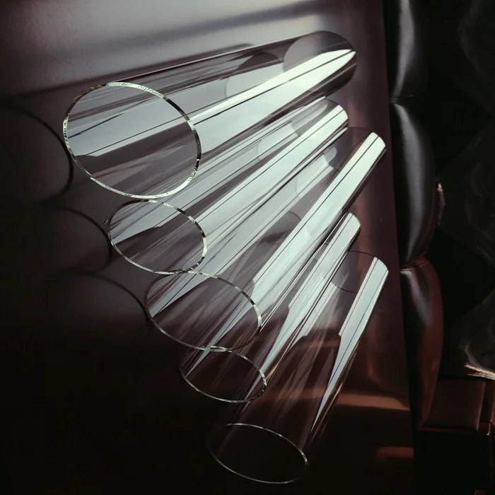 Большая термостойкая трубка из боросиликатного стекла 3,3