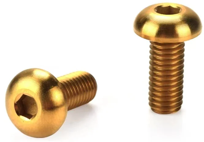 Hot Sale Titanium Anodized Colored M3 M4 M5 M6 Bicycle Motorcycle Titanium Screw