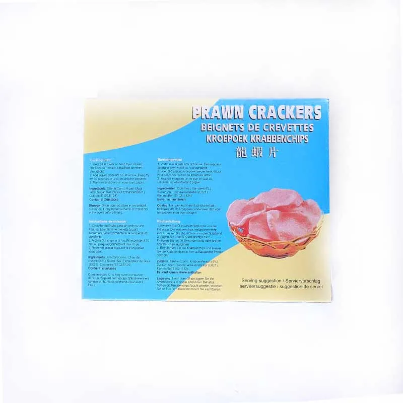 Manufacturer Directly Dazzling and Radiant Ruby Red Rich and Tasty Red Prawn Crackers