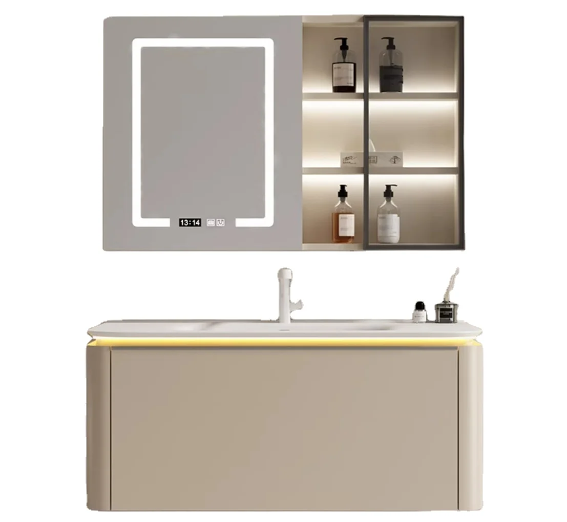 Wholesale Fine Quality Mounted Simple Design Bathroom Vanity Cabinet Set Smart Toilet Cabinet Bathroom