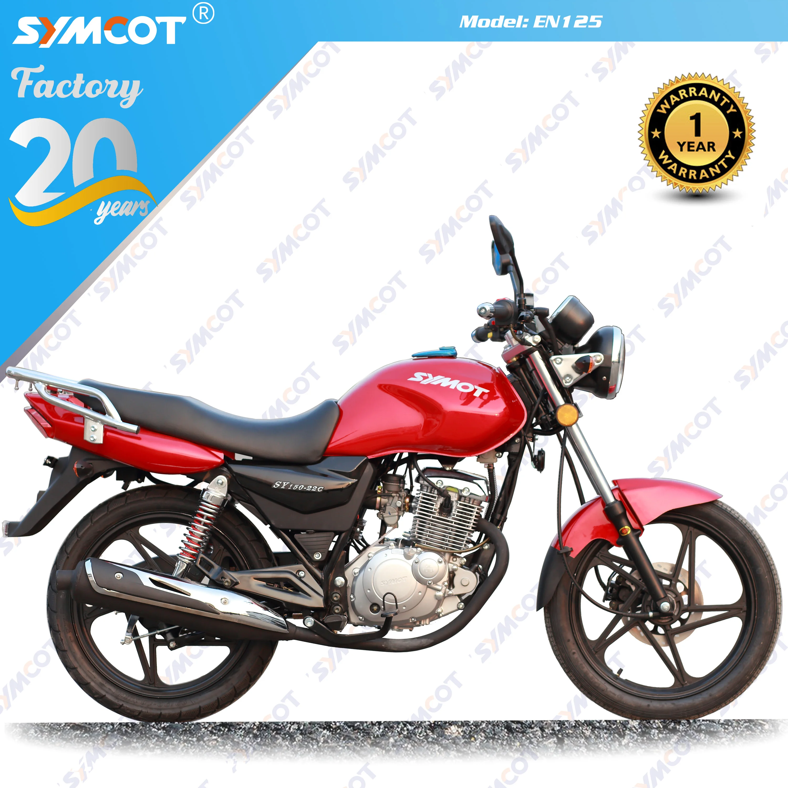 Classic street motorcycle EN125 with ghsuzukiline original engine with timing chain