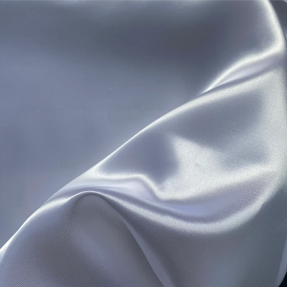100% полиэстер, атласная ткань для невесты