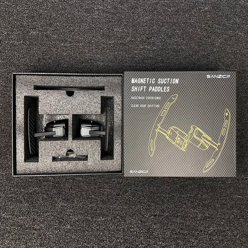 Carbon Fiber Magnetic Paddle Shifters for Porsche 992, New Cayenne, and Macan: Extended Shift Upgrade