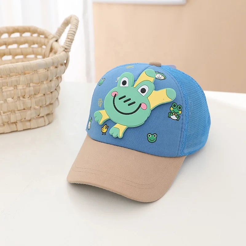 Kids Baseball Cap Toddler Sun Hat Boys Girls Cars Adjustable Trucker Hat