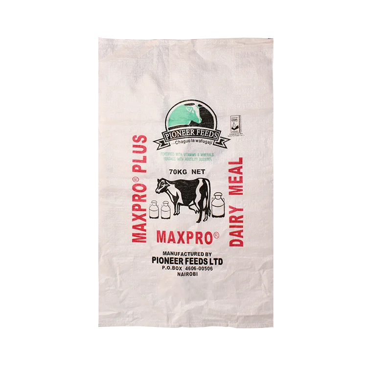 50 Kg Agricultural Bag Bopp Laminated Pp Woven 20kg Animal Cattle Used Feed Packing Bag