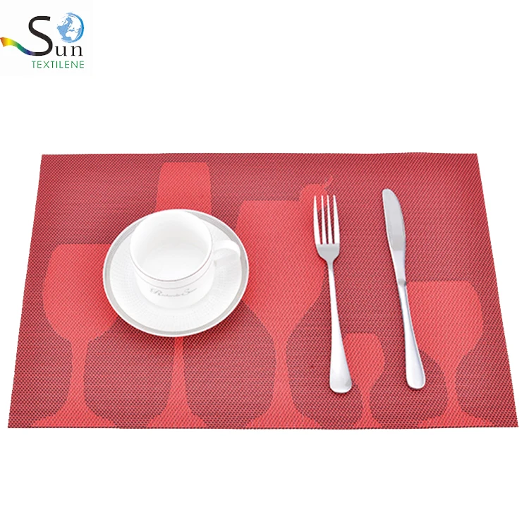 ПВХ жаро стойкие настольные коврики бамбуковые салфетки