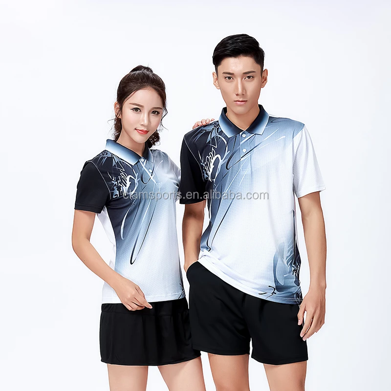 new design badminton training tshirt ,table tennis t shirt
