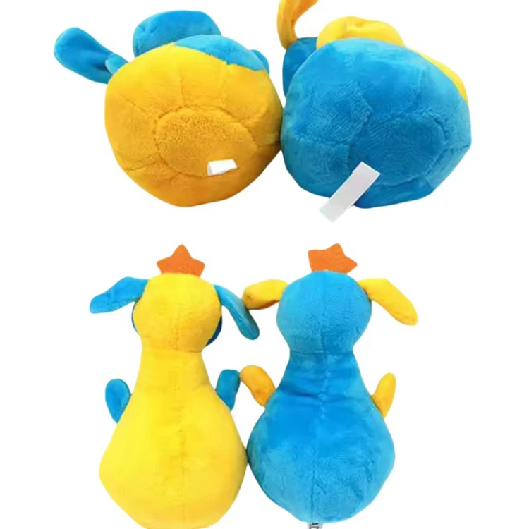 Amaz High Quality Dog-shaped Molar Chewing Bite-resistant Squeaky Plush Pet Dog Toys