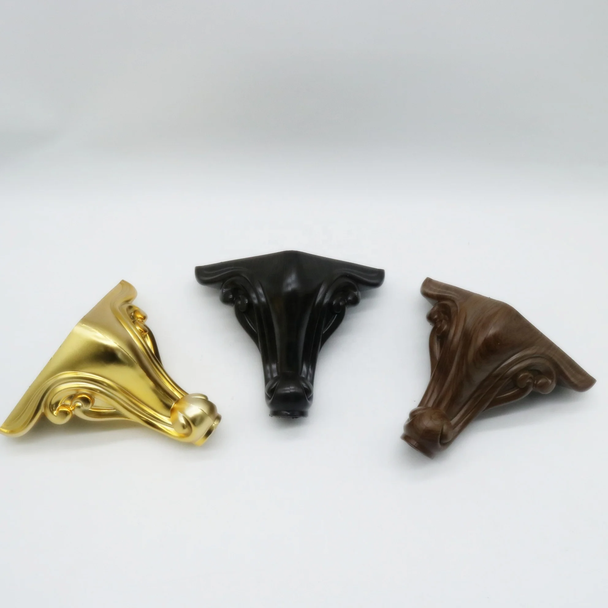 antique wood sofa legs Gold sofa leg metal Foshan furniture birthplace