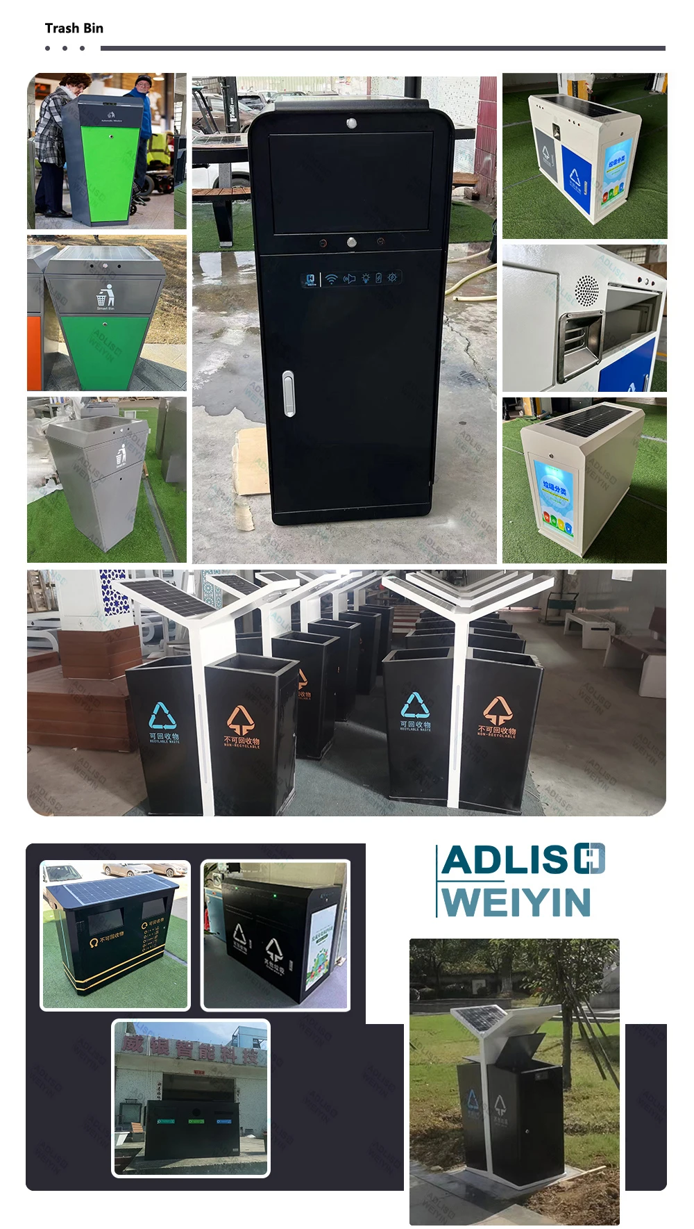 High Quality Stainless Steel Solar Power Modern Style Bus Station Multi Functional Bus Stop Shelter