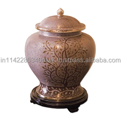 American and Jews Style Fast Selling Handmade Funeral Accessories Supply Brass Cremation Urn and keepsake for Adult human Ashes
