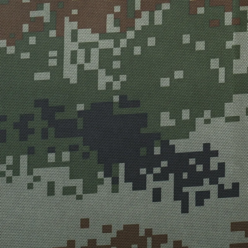 Digital camouflage sublimation printed oxford waterproof coated camo backpack fabric