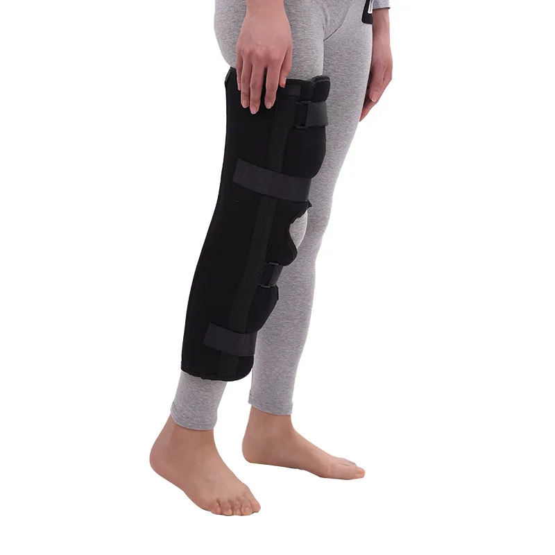 Wholesale Factory Direct Price Medical Knee Immobilizing Orthosis Breathable Hinged Knee Pad Leg Brace for Orthopedic Support