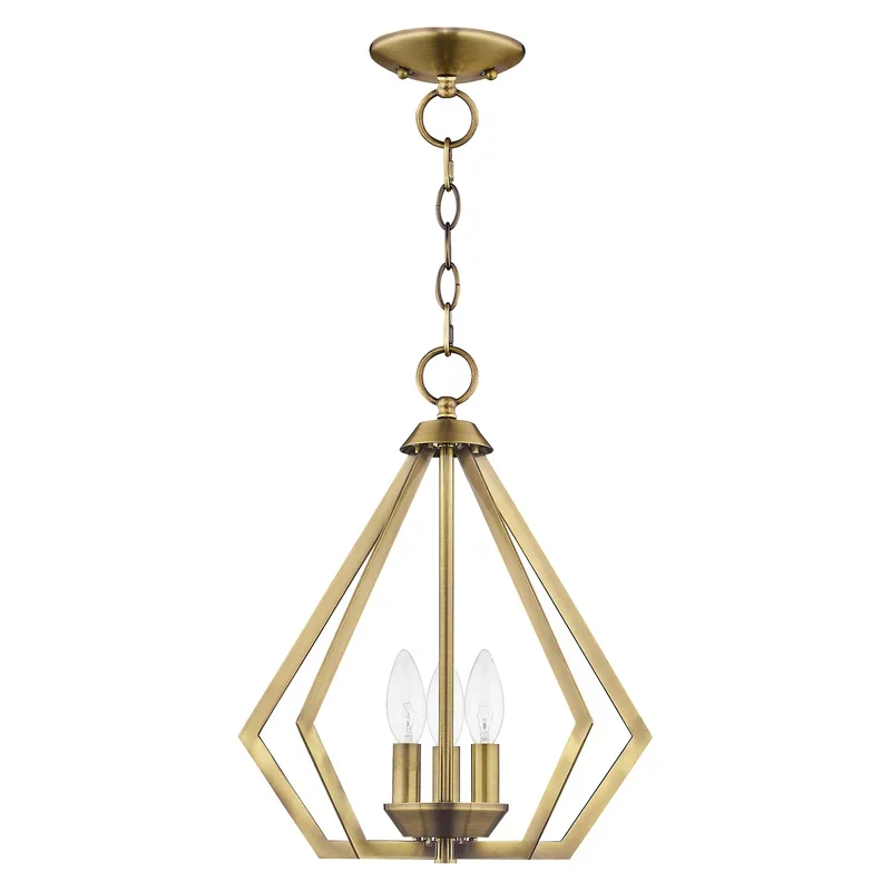Candelabrum Farmhouse Cage Lantern Foyer Modern Pendant Light Retro Hanging Lamp Fixtures For Entryway Kitchen