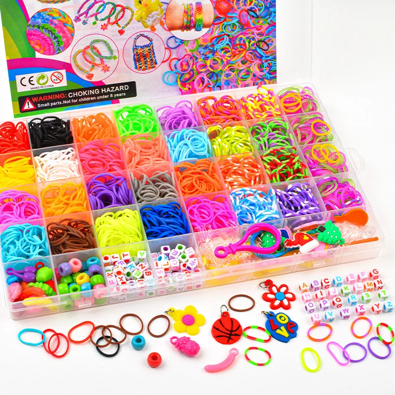 Toy For Children Loom Bands Customize  DIY Toys Christmas Loom Bands Parent-child Splicing Loom Bands