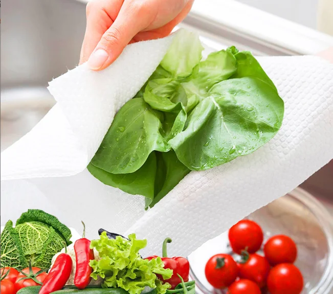 PLA Wholesale vegetable shopthickened water-retaining nonwoven