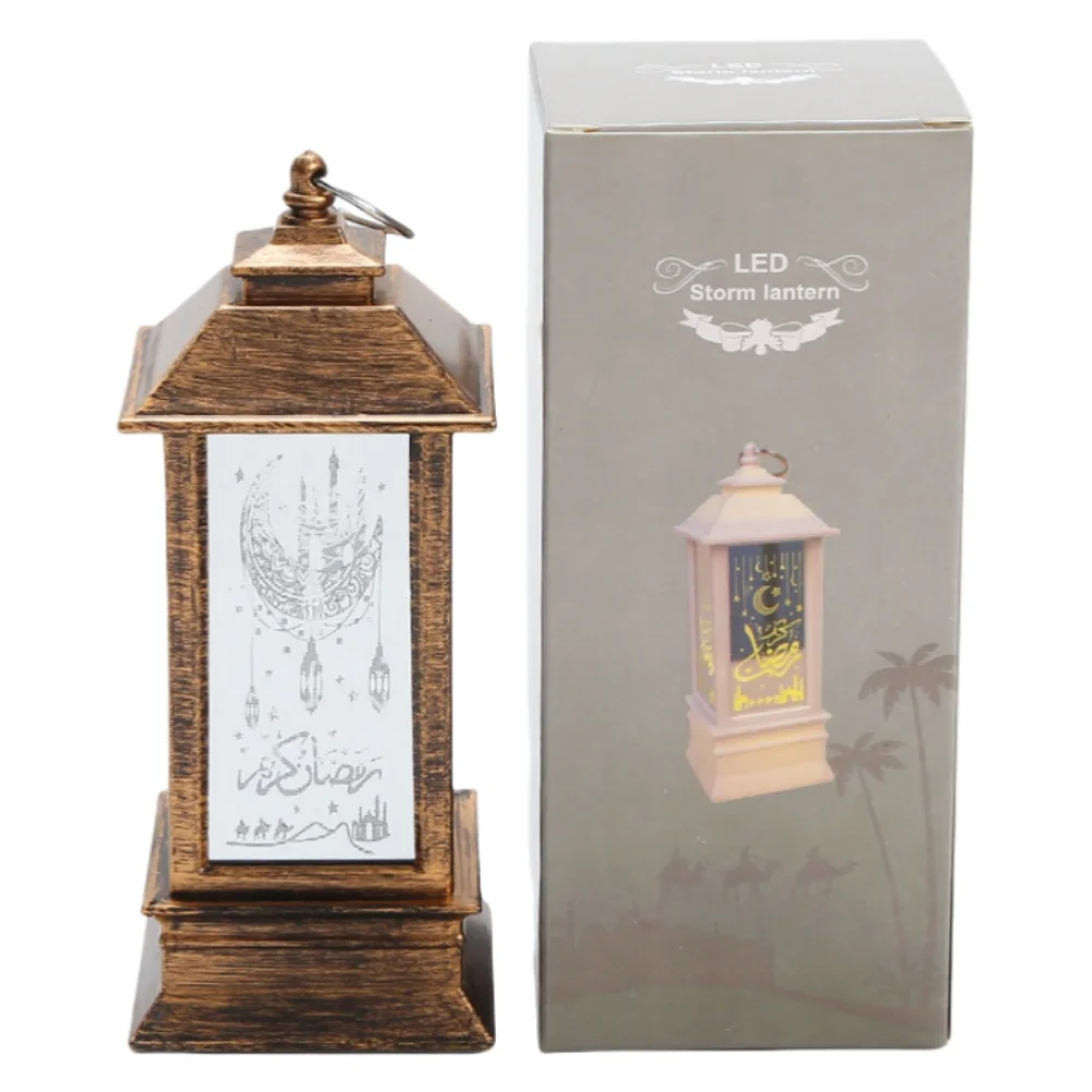 Nice Eid Mubarak Lights Party Supplies Middle East Gold Silver Laser Carved Lamp Ramadan Lanterns Ramadan Decorations 2024