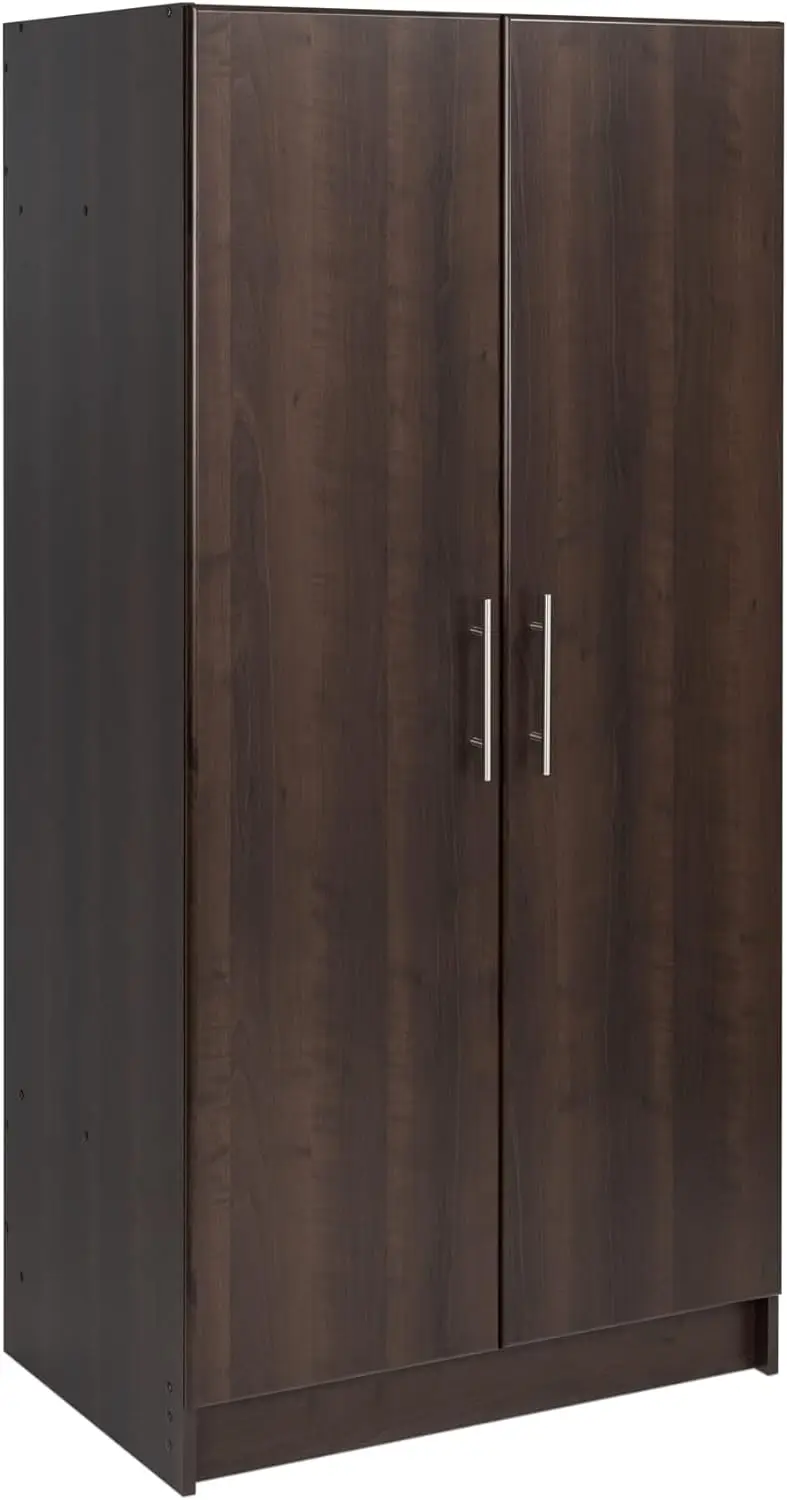 Bedroom Furniture Steel print wood grain Storage Cupboard Metal Clothes Cabinets Wholesale Metal Closet
