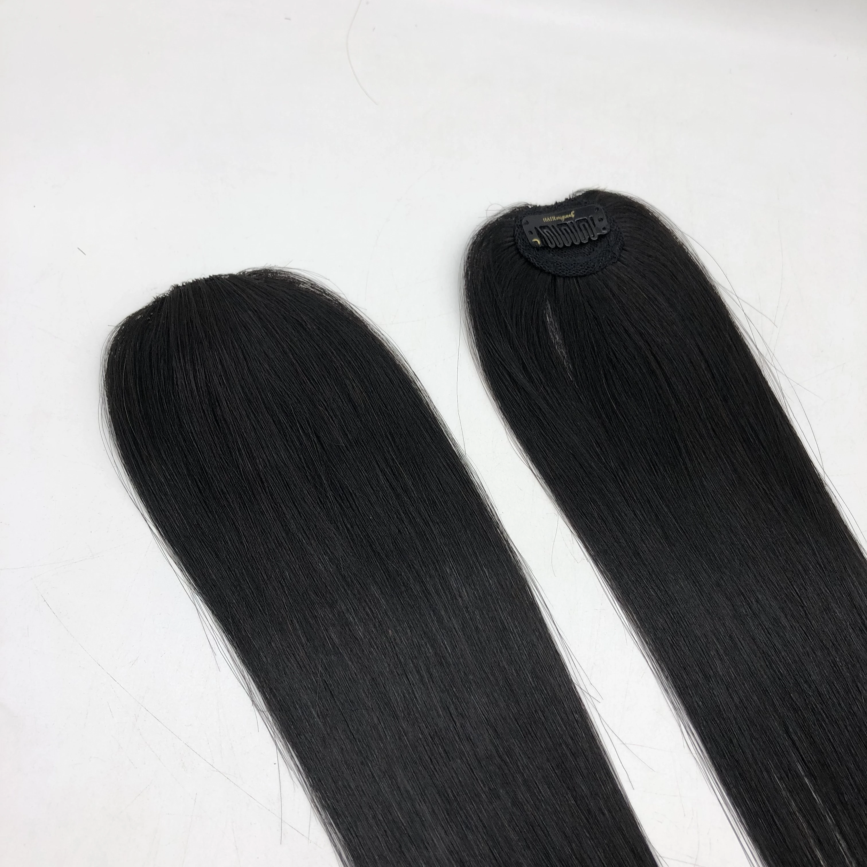 AU wholesale 100 human female mini hair volumizer  Remy hair  clip in invisible natural black brown women hair extension