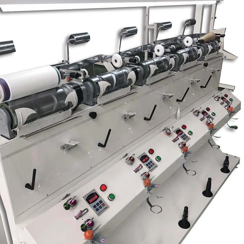 
Yarn cone winder machine rewinding 