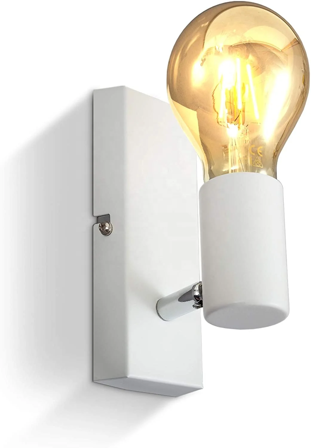 metal  wall spotlight  Vintage Wall Lamp   E27 Bulb  wall light