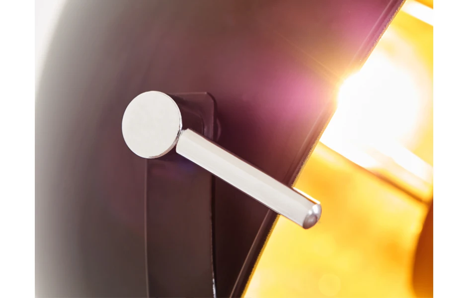 halogen Matt Black Irion Up and Down Tripod  floor lamp with Gold Foil inner