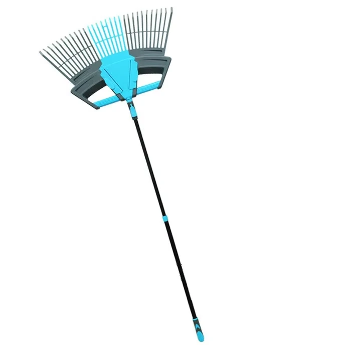 quality safety PP garden harrow rake portable garden leaf rake