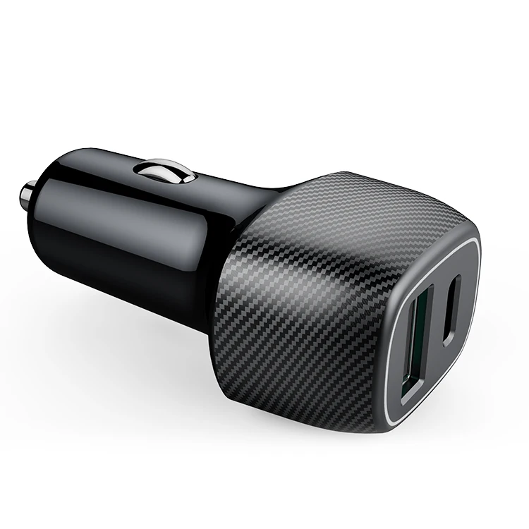  Быстрое Автомобильное зарядное устройство Qc 3 0 с двумя Usb-портами 12