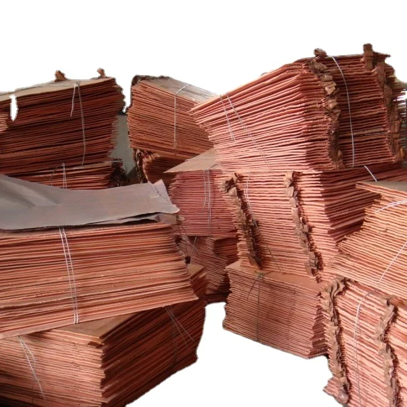 Copper Cathodes 99.99% Electric Industry Copper Cathodes Electrolytic Copper Cathode Price High Elongation