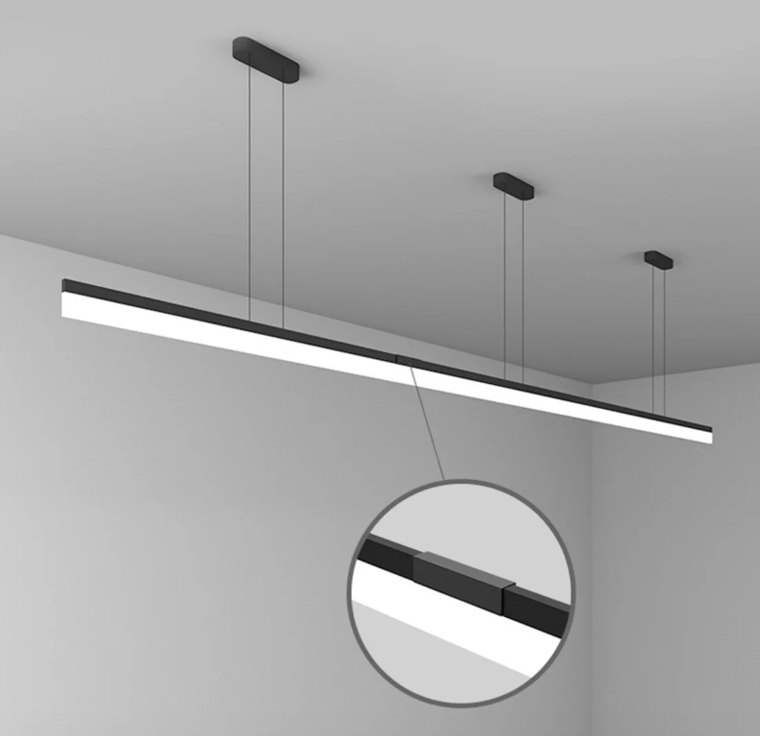 Surface mounted/Ceiling hanging LED linear light 1200mm office lighting