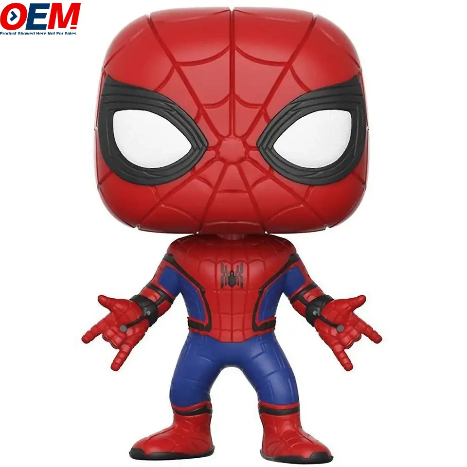 Factory Custom Spiderman kids toys   Super Hero Collection Model Toys Bobble-Head PVC Action Figure ToyChildren Gift