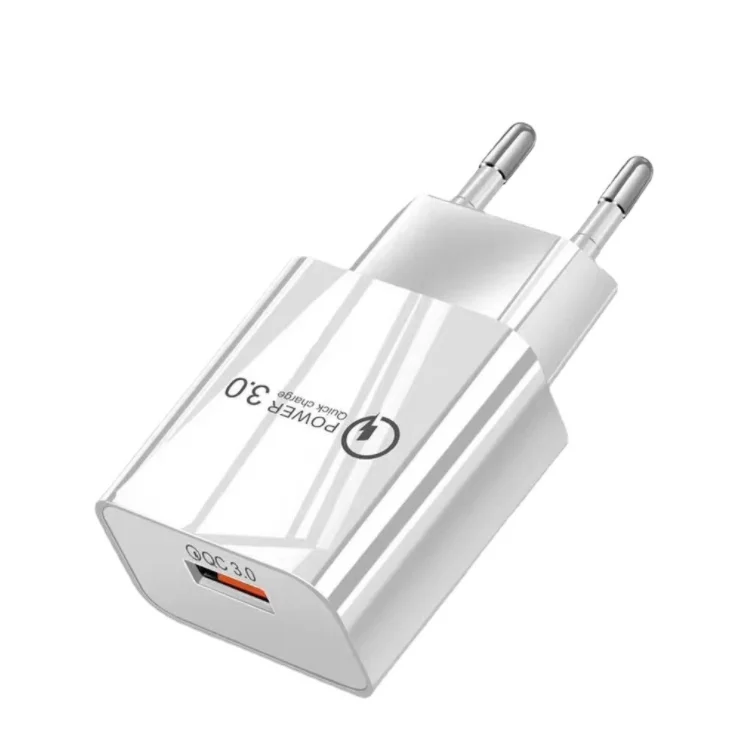 
QC3.0 charger 5v3a European standard 18w fast charging head 3.0 mobile phone fast charging source adapter 