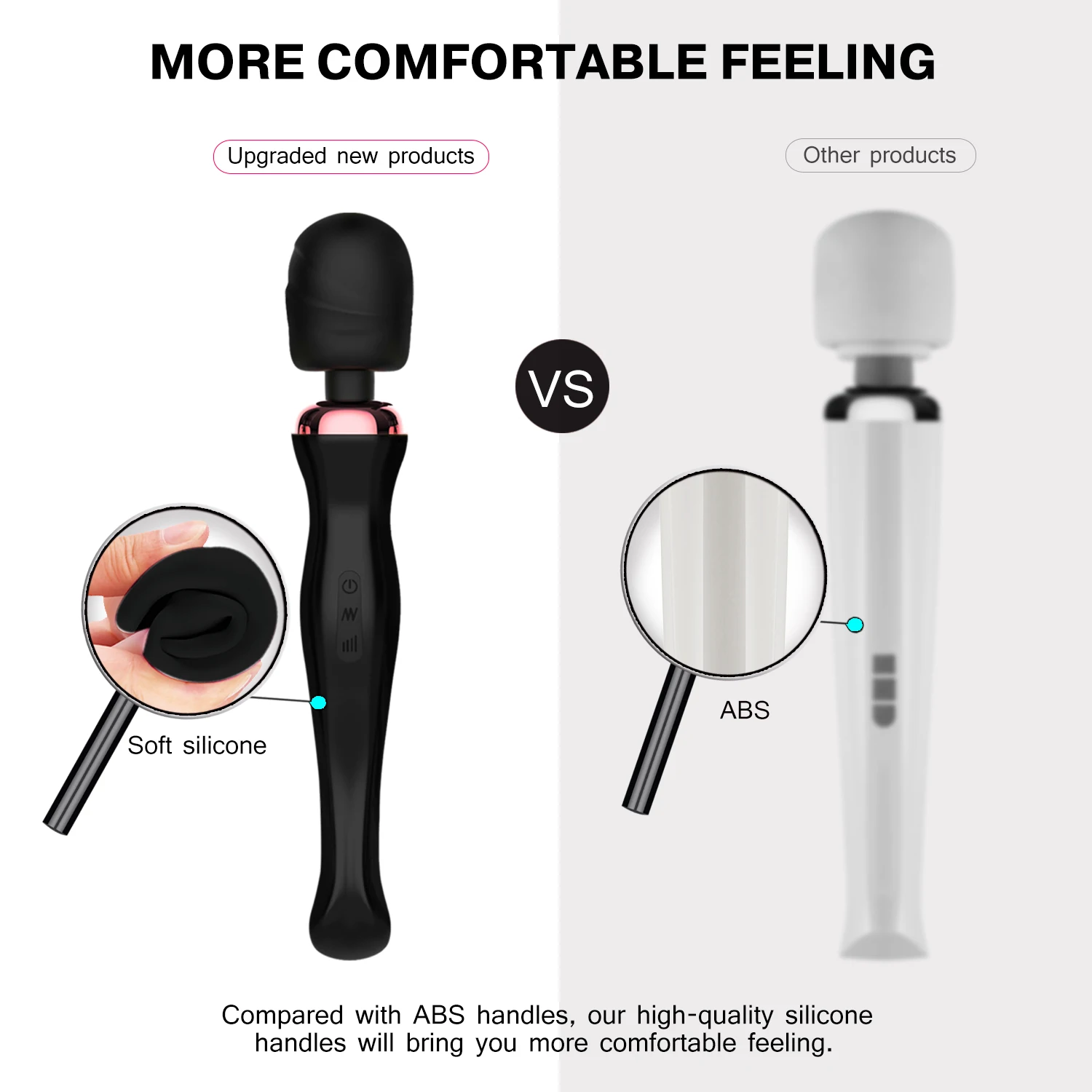 8 Speeds 20 Modes Usb Rechargeable Sex Masaj Japon Handheld Cordless Waterproof Portable Powerful Massager Vibrator