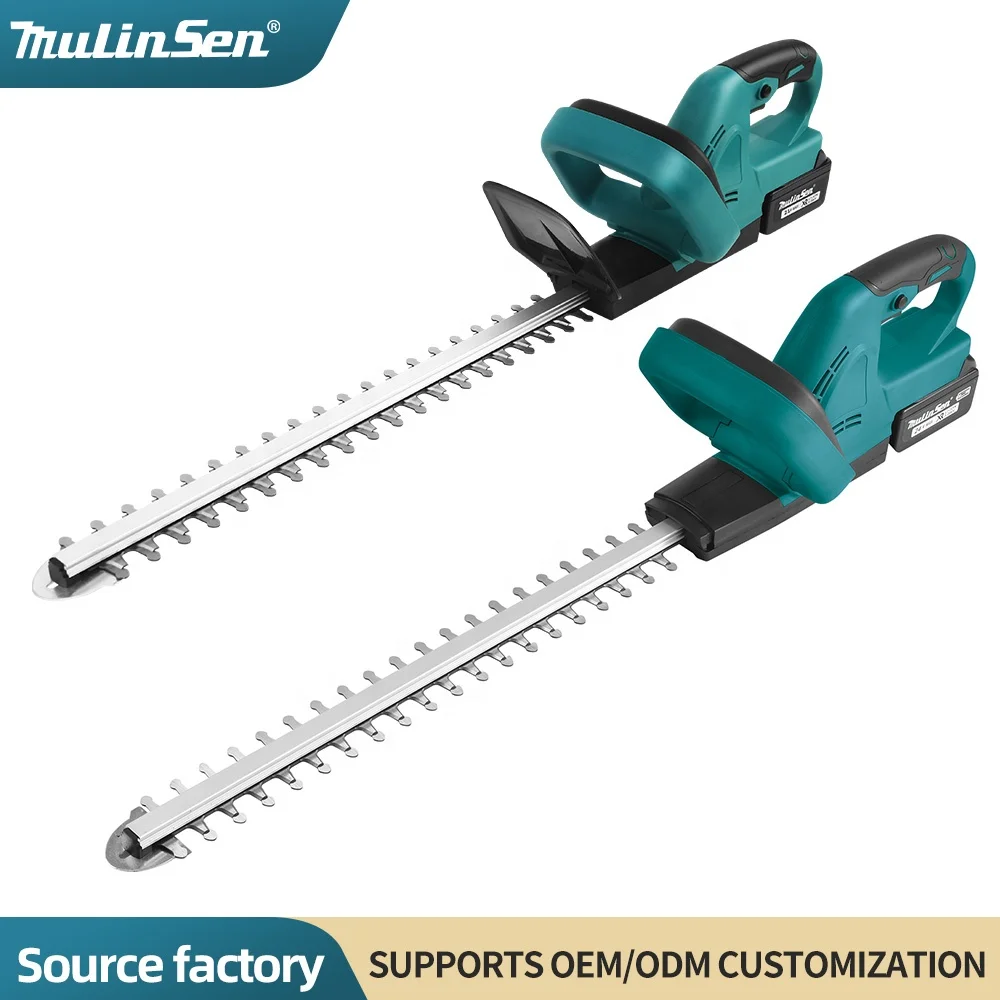 21V Rechargeable Cordless Lithium Battery Hedge Shears Trimmer Brushless Garden Pruning Tool Shrubs Trimmer