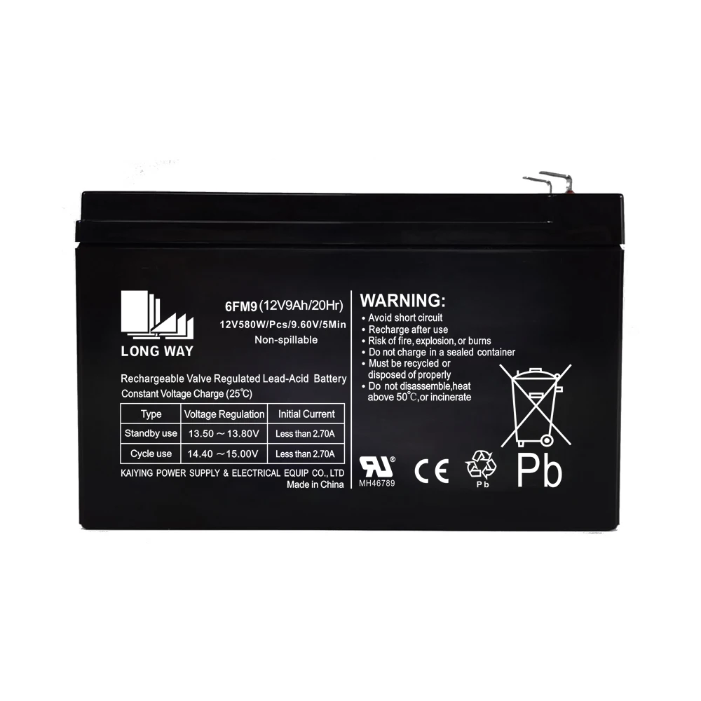 Сухой AGM12V580W 6FM9 высокоскоростной свинцово-кислотный аккумулятор для OEM