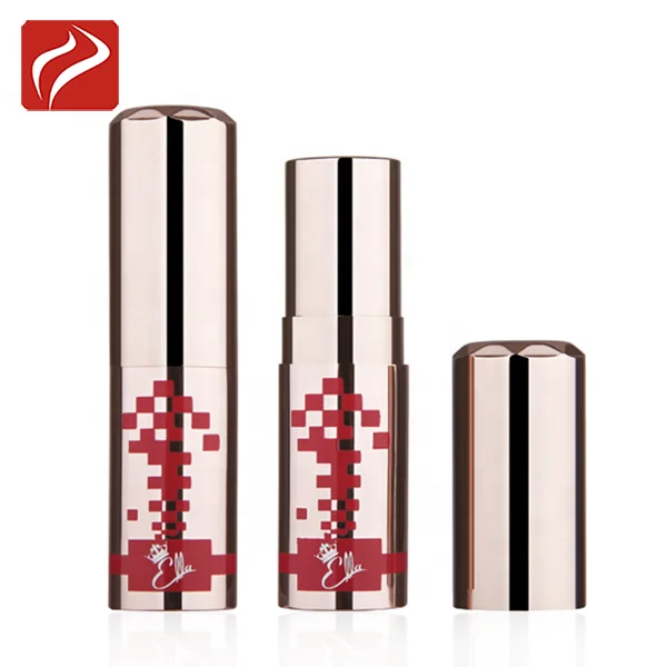 Wholesale empty aluminum lip balm tube lipstick case lipstick container