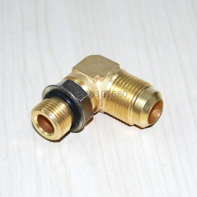 Cummins Diesel Engine 203848 PT Fuel Pump N K19 Series Inlet Tube Elbow Fitting External Thread Bend