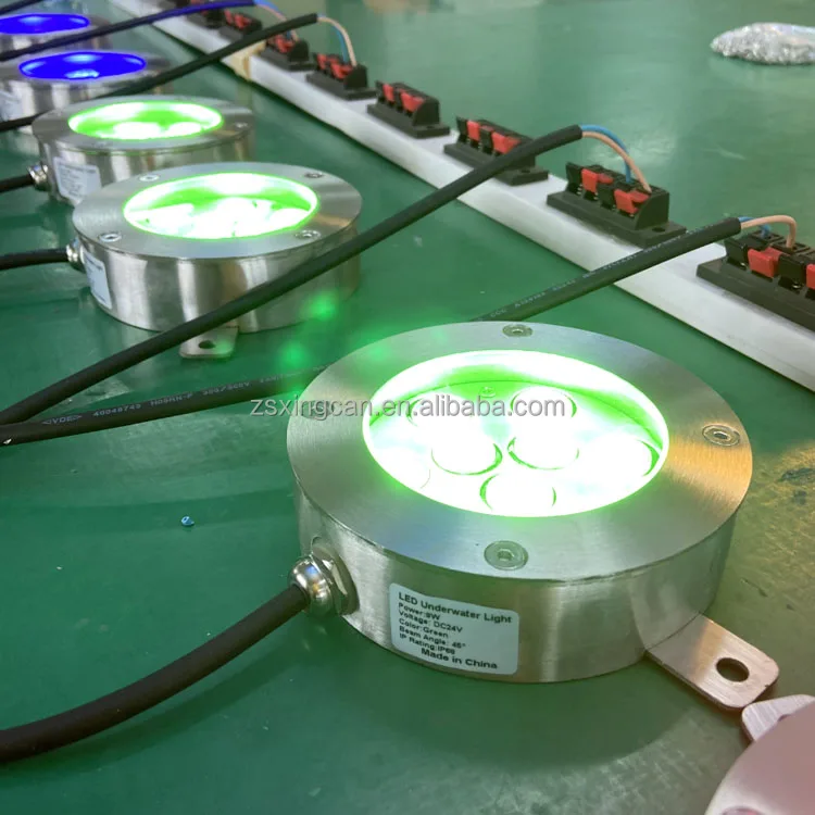 6W9W LED stainless steel waterproof underwater light color changing RGB IP68 Underwater Light Pool Fountain Light