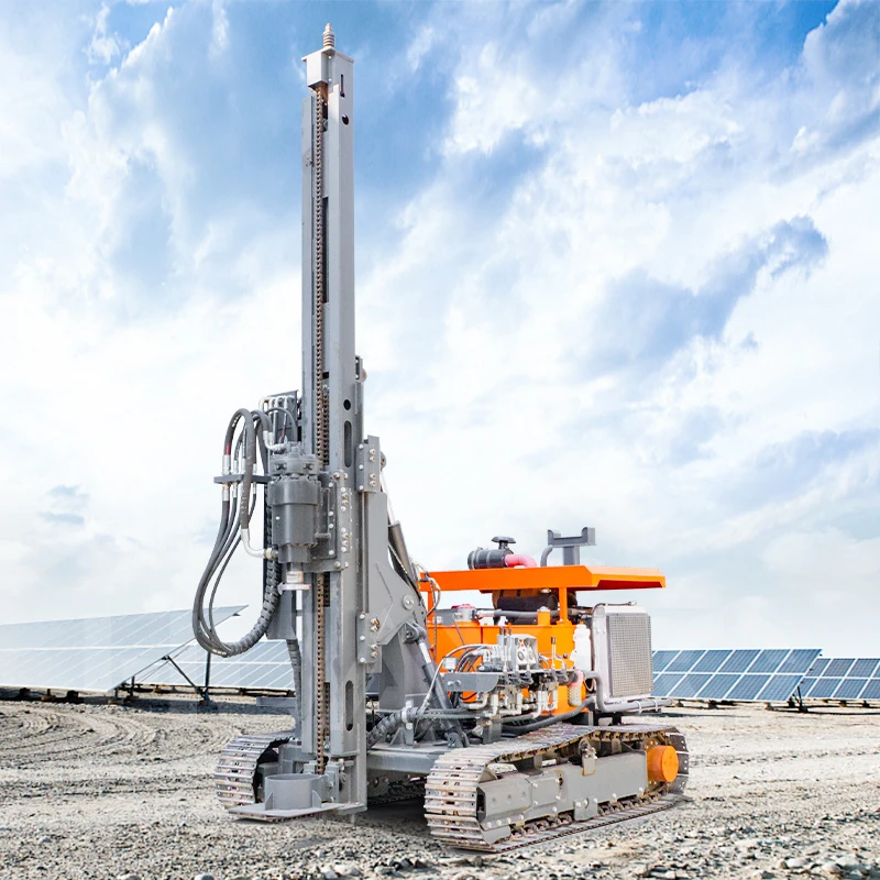 High-Efficiency Photovoltaic Solar foundation Pile Driver piling machine equipment- Suitable for Solar Power Projects