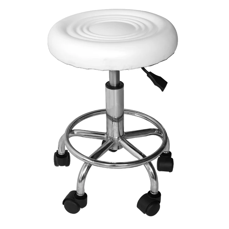 Салон круглый стул PU поворотный с подъемным механизмом парикмахерская массаж Парикмахерские ножницы для укладки волос салон парикмахерское кресло