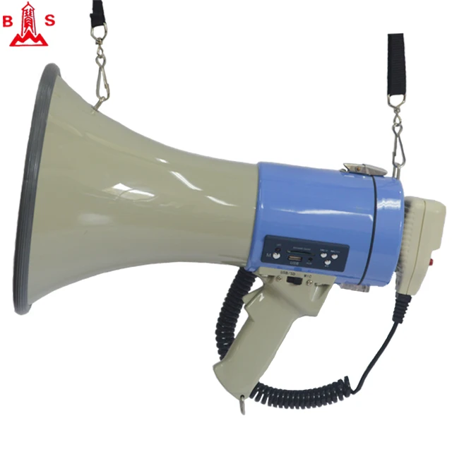 USB megaphone speaker manufacturer record time 300 seconds megaphone loudspeaker factory