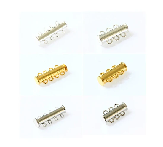 
10 pcs/package diy jewelry accessories magnetic buckle pearl bracelet necklace buckle three-breasted connection buckle 